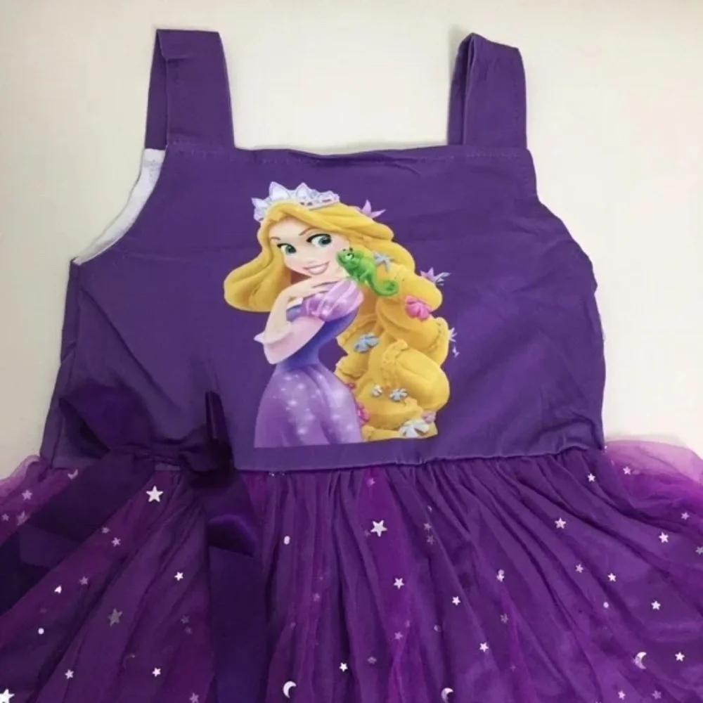 Boutique Luxury Princess Rapunzel Cute Sparkly Dress - Picture 4 of 7
